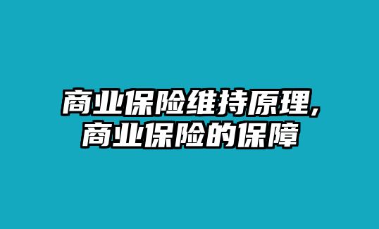 商業(yè)保險維持原理,商業(yè)保險的保障