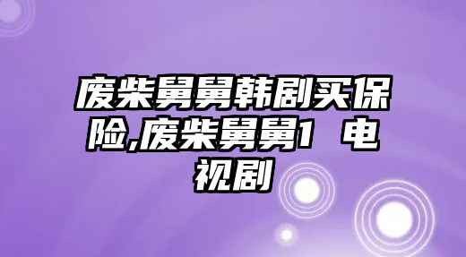 廢柴舅舅韓劇買(mǎi)保險(xiǎn),廢柴舅舅1 電視劇