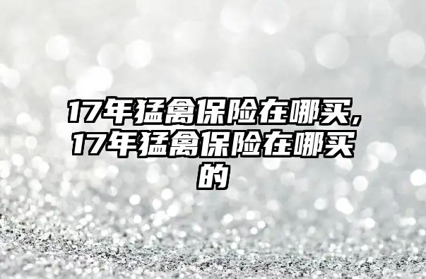 17年猛禽保險(xiǎn)在哪買(mǎi),17年猛禽保險(xiǎn)在哪買(mǎi)的