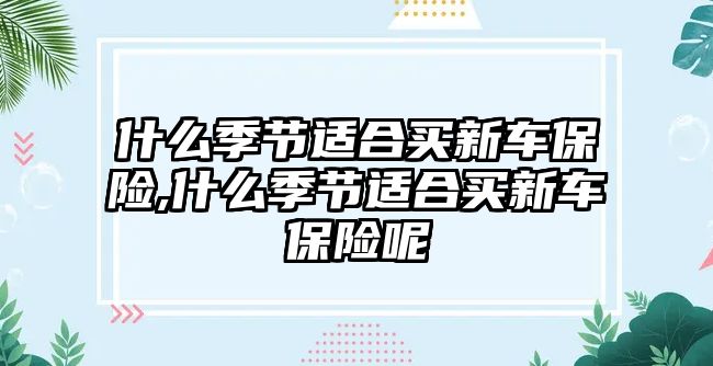 什么季節(jié)適合買新車保險,什么季節(jié)適合買新車保險呢